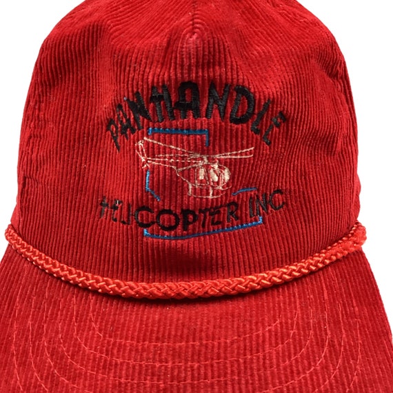 Vintage panhandle helicopter corduroy hat. 90s. - image 2