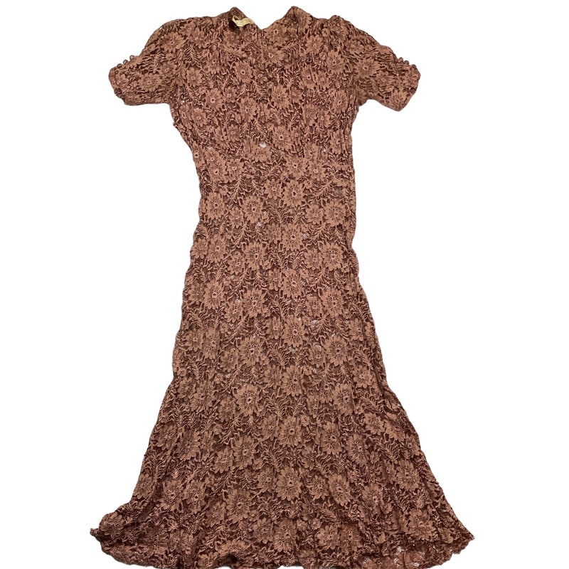 Vintage Layered Lace Dress