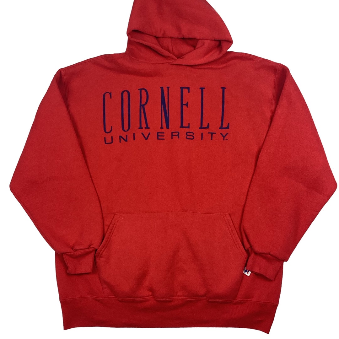 Cornell University Big Red Hooded Sweatshirt - Officially Licensed, Unisex, Screen Printed - View #7