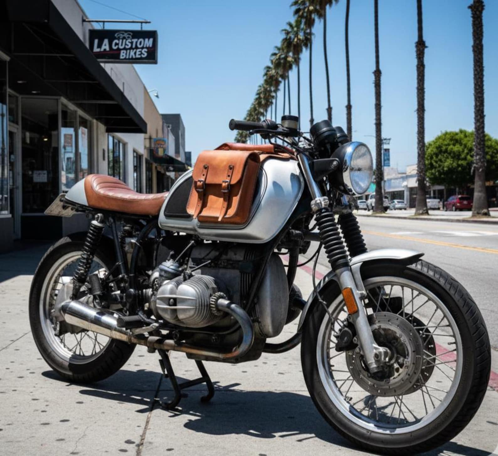 BMW R100 R80 Tank Bags in Natural Tuscan Leather. Hand Made in Italy - Etsy