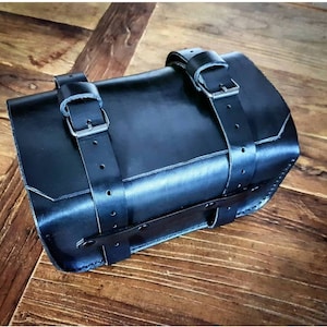 BMW R80GS leather enduro tool bag.