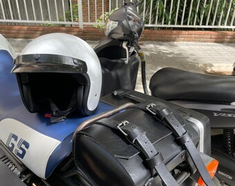 Bolsa de ferramentas em couro Enduro bmw Preto