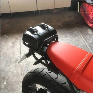Bmw R nine T scrambler Urban g/s leather tool bag Cafe Racer and Scrambler