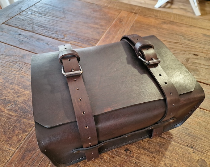 Enduro leather tool bag bmw r 80 g/s paris dakar enduro honda yamaha