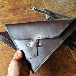 BMW K 100 K 75 Side Bags Cafe Racer Scrambler frame dark walnut