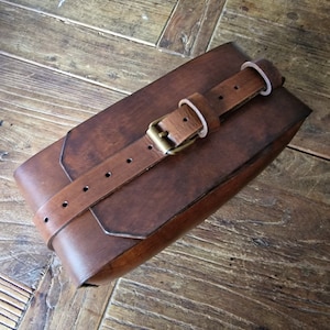 Leather travel Dopp Kit, Toiletry Case, Toiletry Bag, Shaving Bag. Handmade
