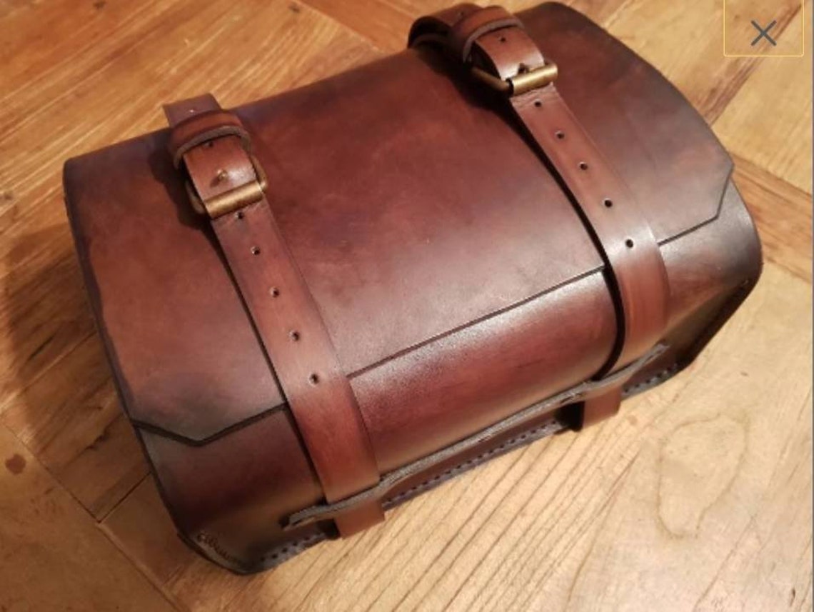 Leather Enduro Tool Bag Bmw R 80 G/s Paris Dakar Enduro Honda Etsy