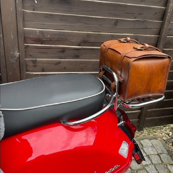 Leder-Topcase für Piaggio Vespa