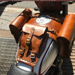 Ducati icon scrambler cafè ride bike bag Leather bag Ducati Scrambler ICON Bags & Purses Nappy Bags steel peeled for fixing Since 1987 Made in Italy 
