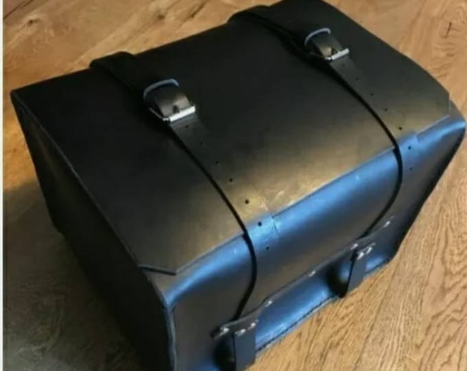 Leather top case for Piaggio Vespa