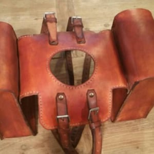 Bmw r45 r65 r80 r100 leather tank bags cafe racer special scrambler