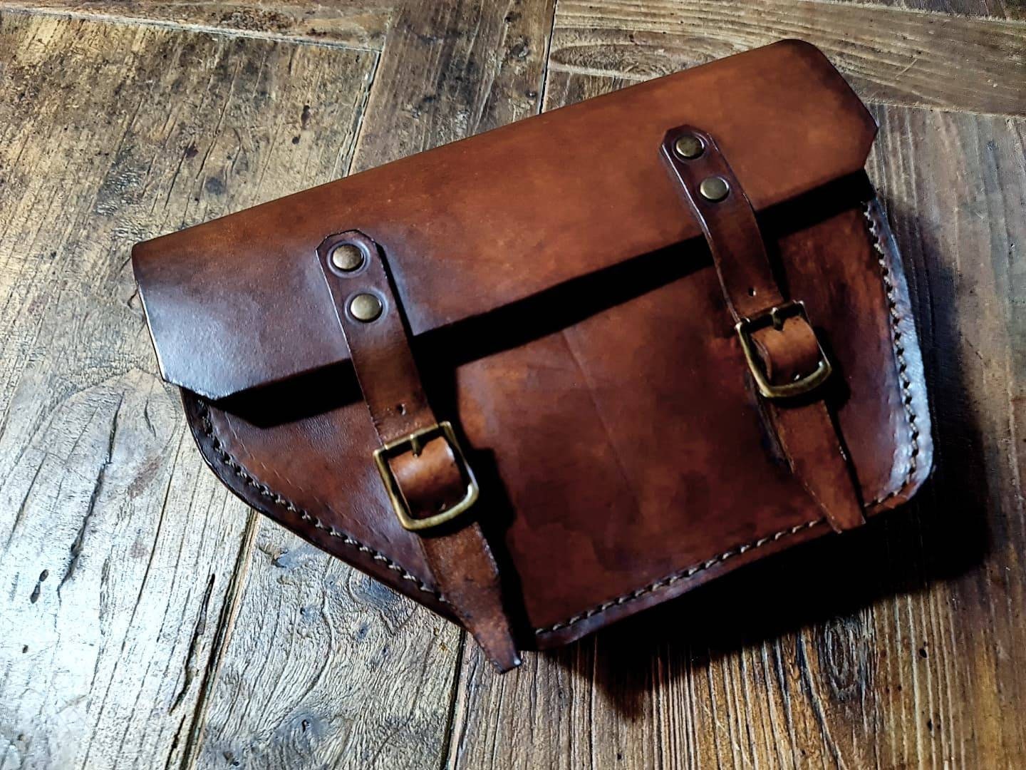 Vintage Coffee Leather Mens Side Bag Messenger BAG School Courier Bag –  iwalletsmen