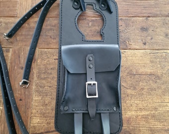 Honda CB 350 F tank band. Black. Hand made in Italy.