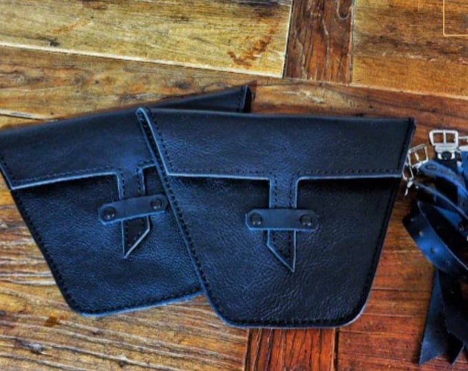 Royal Enfield 650 series Cafe racer scrambler document bags frame right and left.
