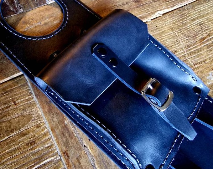 Moto Guzzi 1100 California leather tank belt Cafe Racer and Scrambler.