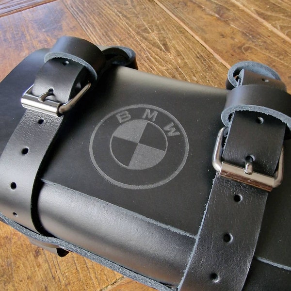 Sac à outils en cuir Bmw R nine T scrambler Urban g/s Cafe Racer et Scrambler