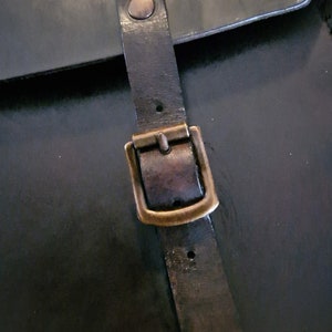 Leather top case for Piaggio Vespa front rack Deep brown