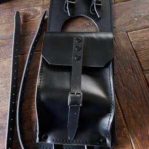 Bmw r45 r65 r80 r100 r80gs r100 gs r80 g/s leather tank belt and bag camera holder Cafe Racer e Scrambler.