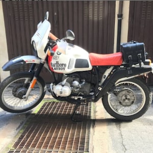 Tris Enduro Leather Tool Bags BMW R80 G/S Paris Dakar