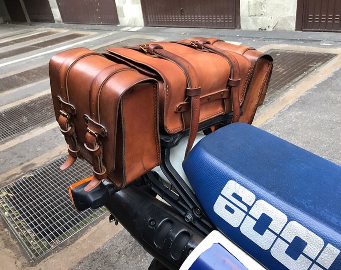 Enduro Gear Holder Leather Paris Dakar Honda Yamaha Ktm
