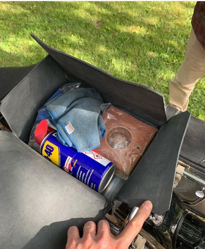 Enduro Tool Bag in Black Leather Bmw R60 Etsy