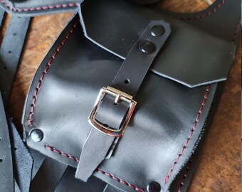 MOTO GUZZI タンクベルト 黒 茶色 2色 ブラウンタンクストラップ Moto Guzzi