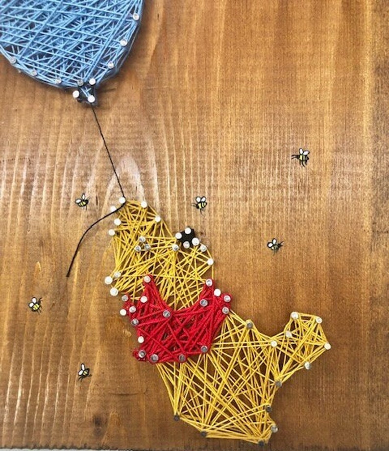 Winnie the Pooh String Art - Etsy