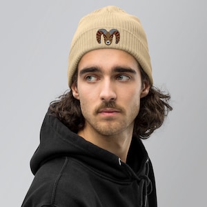 Ram Clan Ribbed Organic Beanie