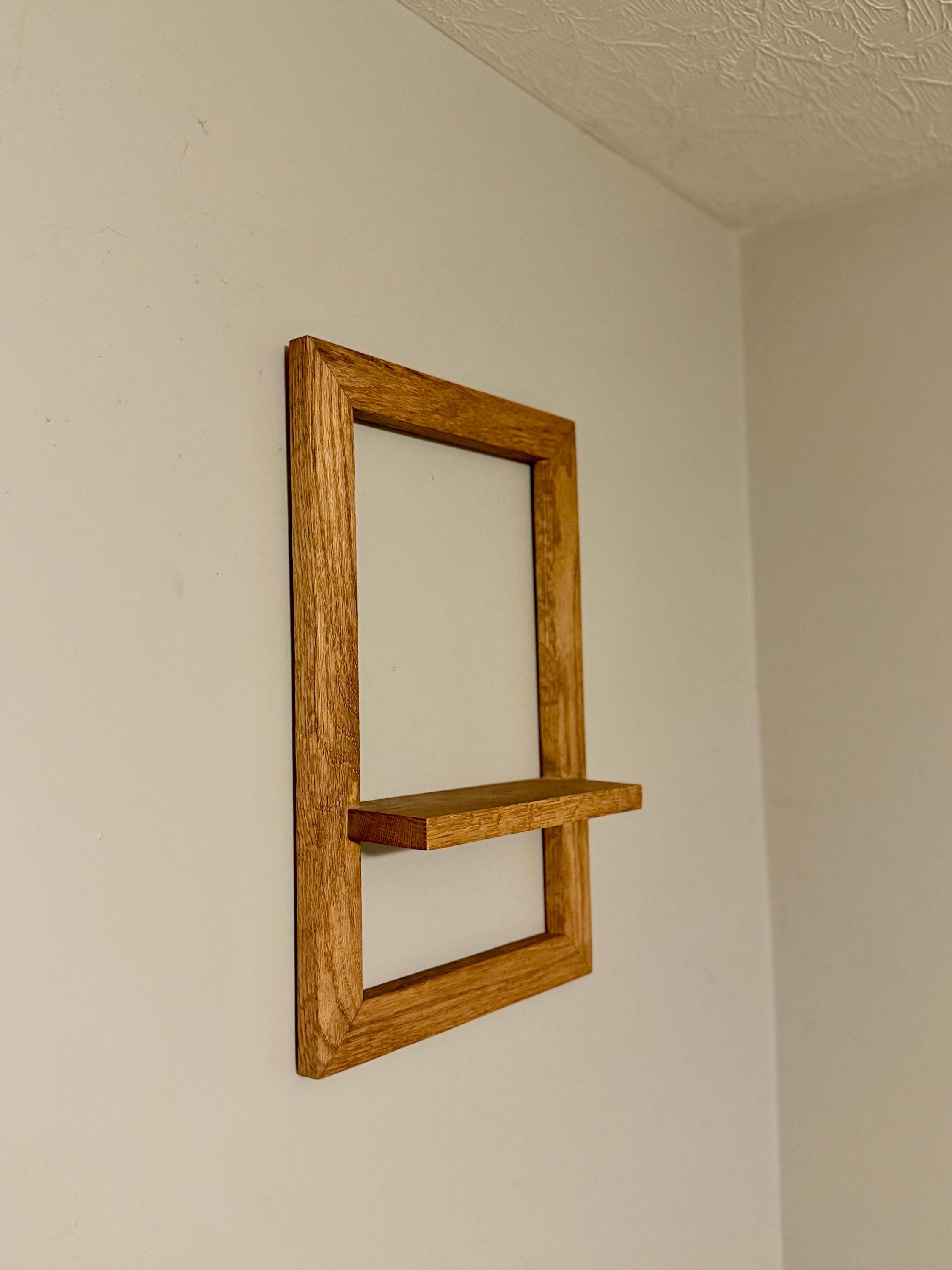 Handmade Rustic Wood Floating Shelf: Farmhouse Wall Decor - Etsy