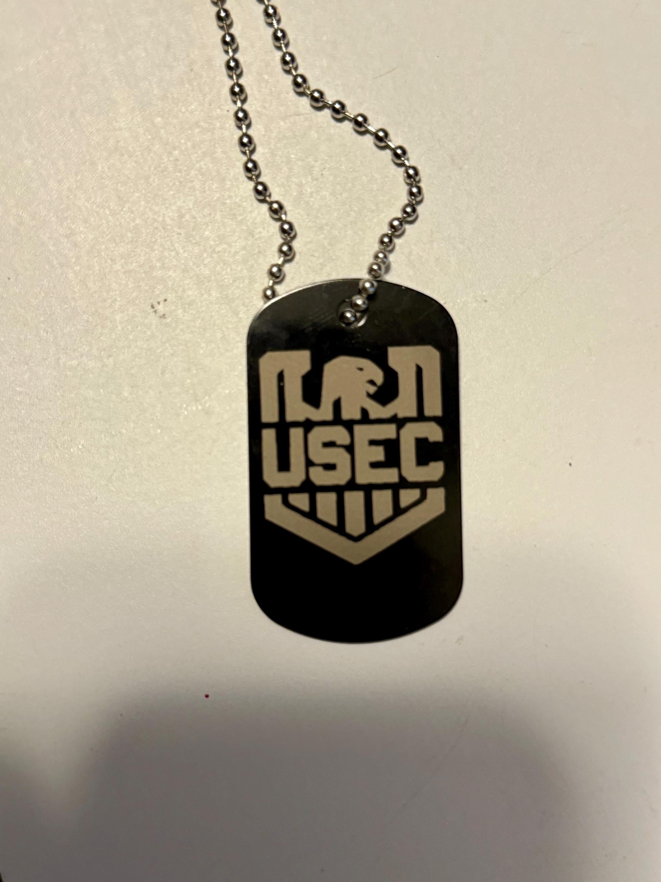Custom Escape From Tarkov Dog Tag – USEC or BEAR | Personalized