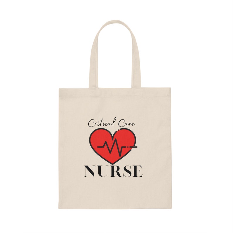 Critical Care Nurse Work Bag ICU Nurse Canvas Bag Critical - Etsy