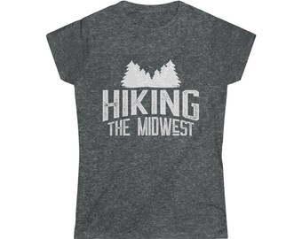 Women's Hiking the Midwest Branded Softstyle Tee