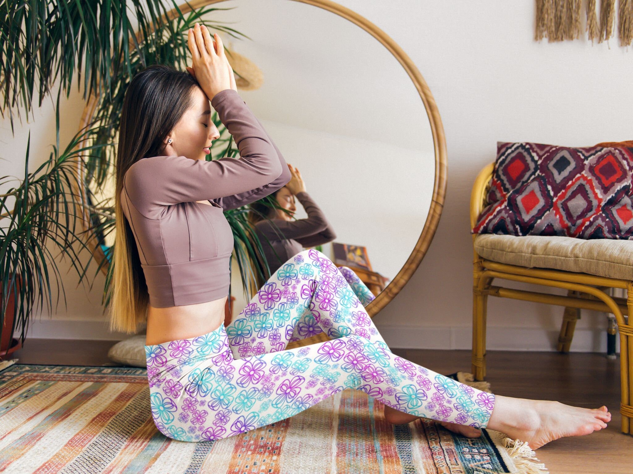 Patterned Gym Leggins