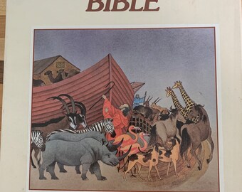 Children's Bible, Doubleday Illustrated, Vintage, BRAND NEW in BOX & Tissue Paper