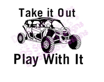 Can Am Maverick ATV SVG File: Cricut Ready (Digital Download)