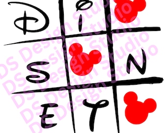 Valentines mouse, family vacation, XOXO, SVG File, Digital Download