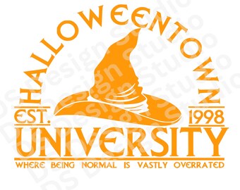 Halloweentown University, Normal is overrated, Witches, Halloween PDF, SVG & PNG Files, Digital Download