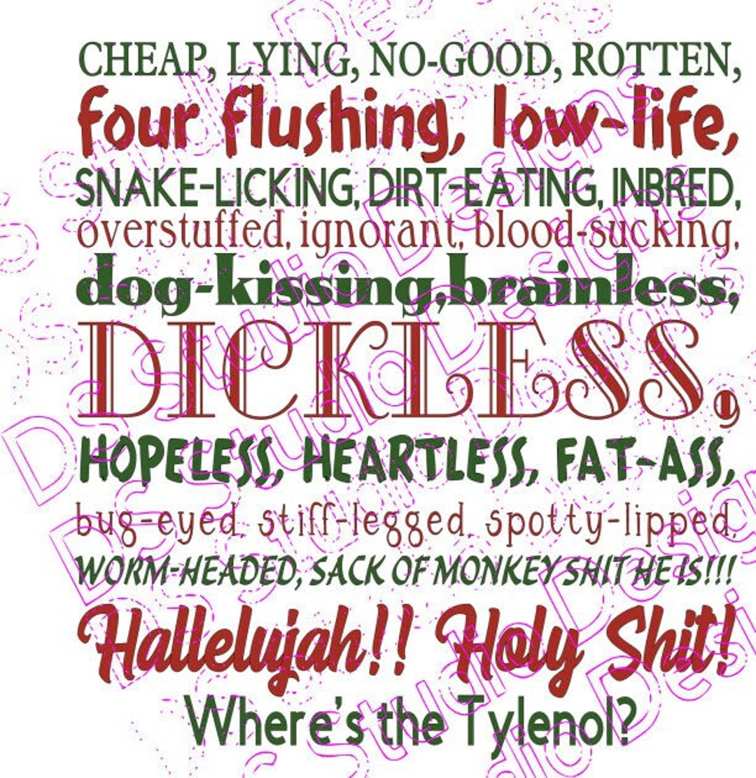 Christmas Vacation Quotes, Cricut Ready, SVG File, Funny Christmas