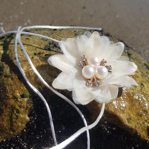 Flower Choker, Elegant Flower Choker, Floral choker Modern Choker, Womens Choker, Gift For Her