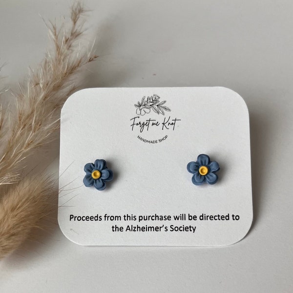 Forget-Me-Not Stud Set | Proceeds directed to Alzheimer’s Society