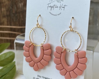 CHIC ARCHES Clay Earrings, Handmade Polymer Clay Earrings