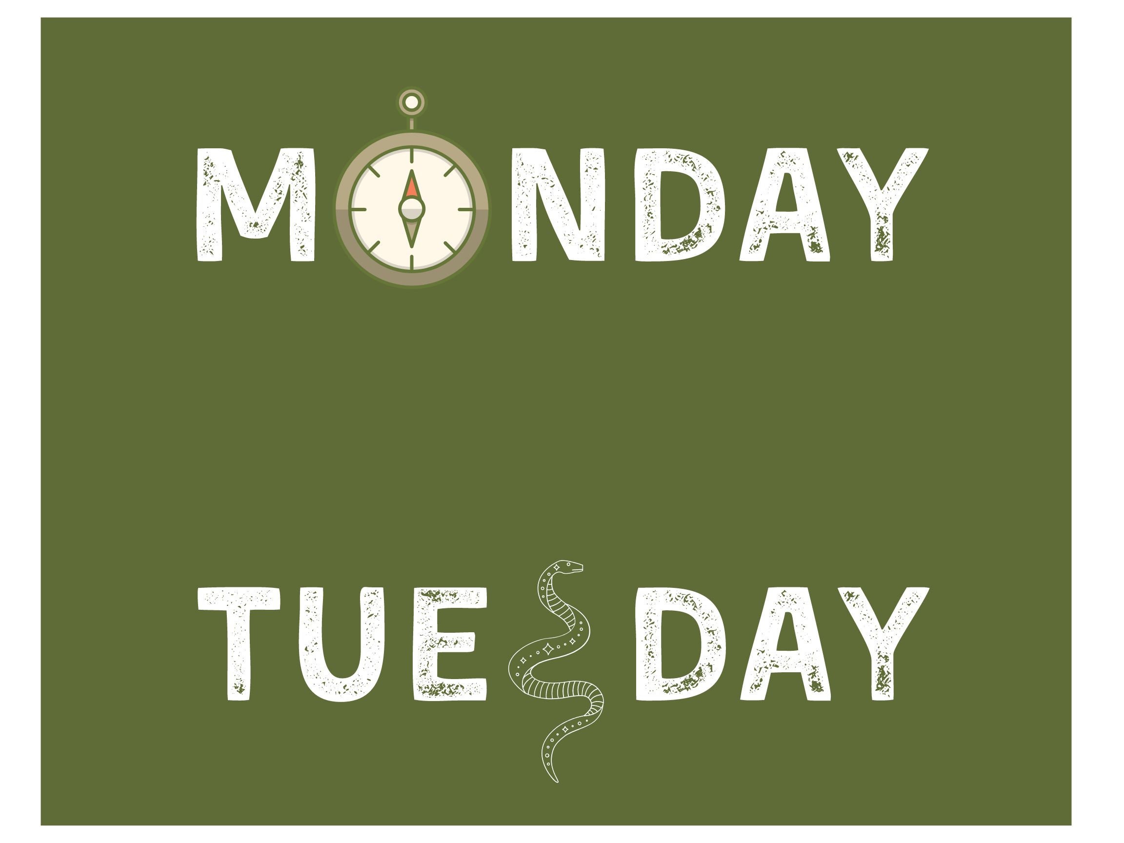 days-of-the-week-theme-packets-space-math-bee-history-etsy
