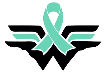 Eierstockkrebs Super Woman Logo