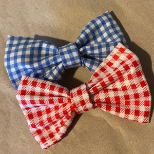 Gingham School Bows