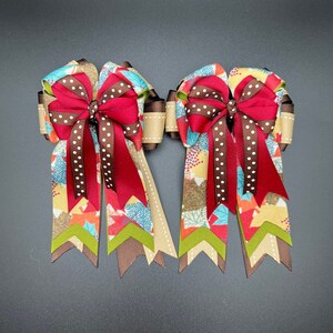 Falling for Ya- Equestrian Show Bows