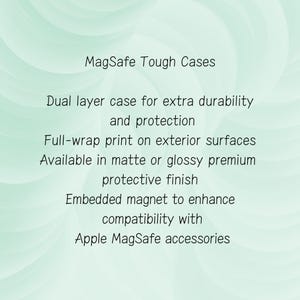 Watercolor Aurora Borealis Magsafe iPhone Case, Mountain iPhone Case, Northern lights cover for iPhone and Samsung Galaxy s26 image 3