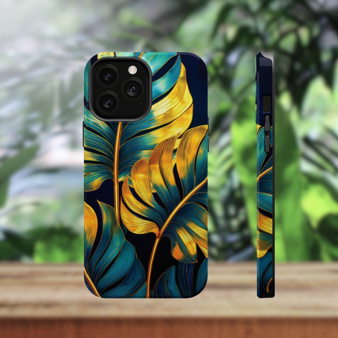 Tropical Phone Case, iPhone 16 14 13 Pro Max Plus Mini, Floral iPhone