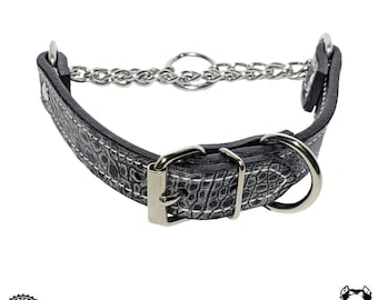 Leather Martingale Buckle Collar, Martingale Collar, Training Collar, Leather Dog Collar, Martingale Buckle Collar, Strong Martingale, 1&quot;