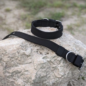 Heavy Duty Nylon Dog Collar Padded - 1.5&quot; (4CM)