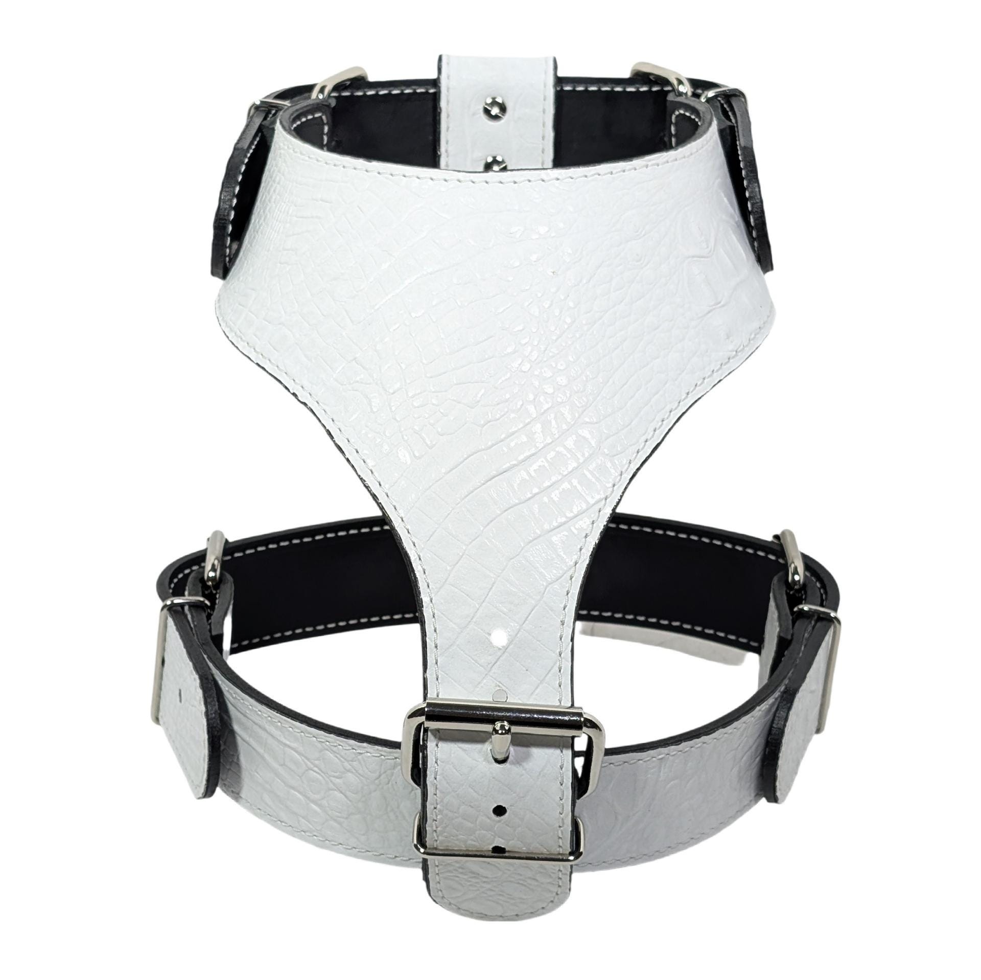 Leather Dog Harness, Custom Made Leather Dog Harness, Strong Dog Harness, Dog Harness Vest, Handcrafted Leather Dog Harness, Silver Hardware